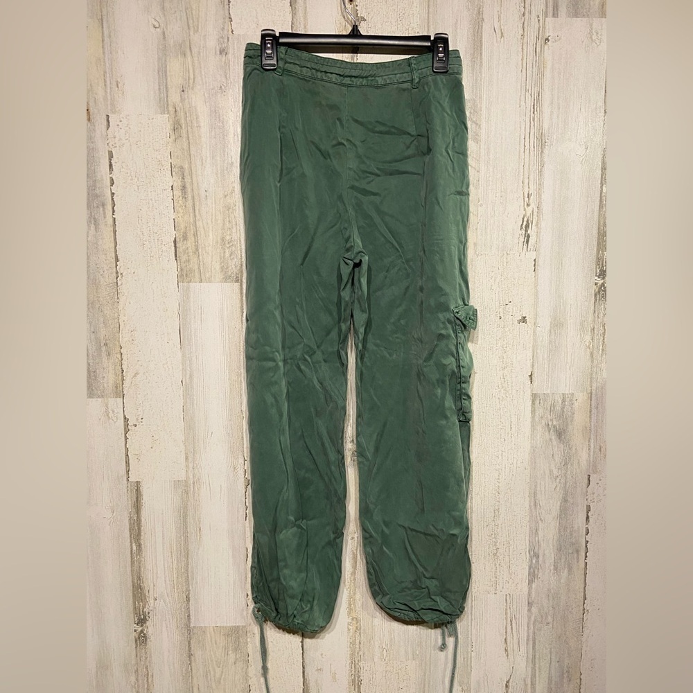 YFB Young Fabulous & Broke Green Baggy Klem Cargo Pants Small - Picture 5 of 8
